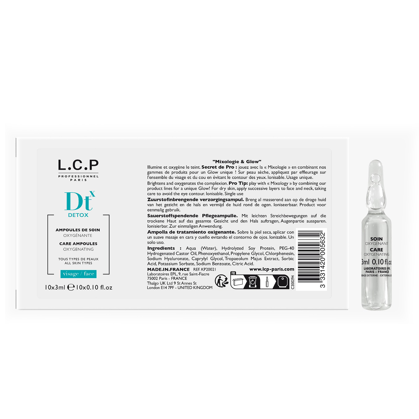 Care Ampoules Oxygenating